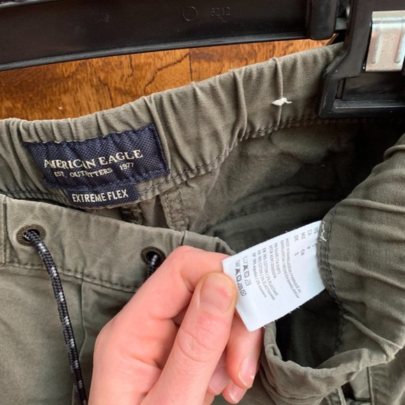 American Eagle "Men's" Olive Joggers - Picture 4 of 4